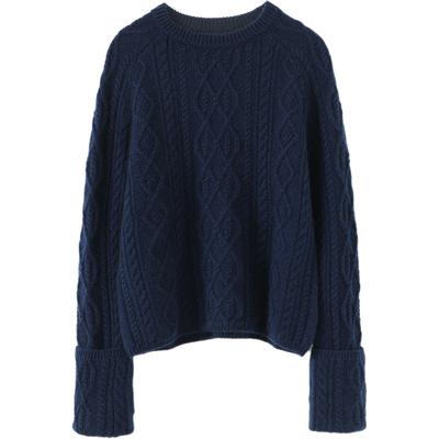 启超高端100%纯山羊绒衫