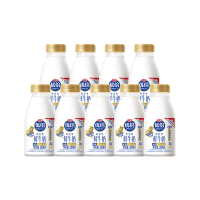光明优倍鲜牛奶280ml*9瓶