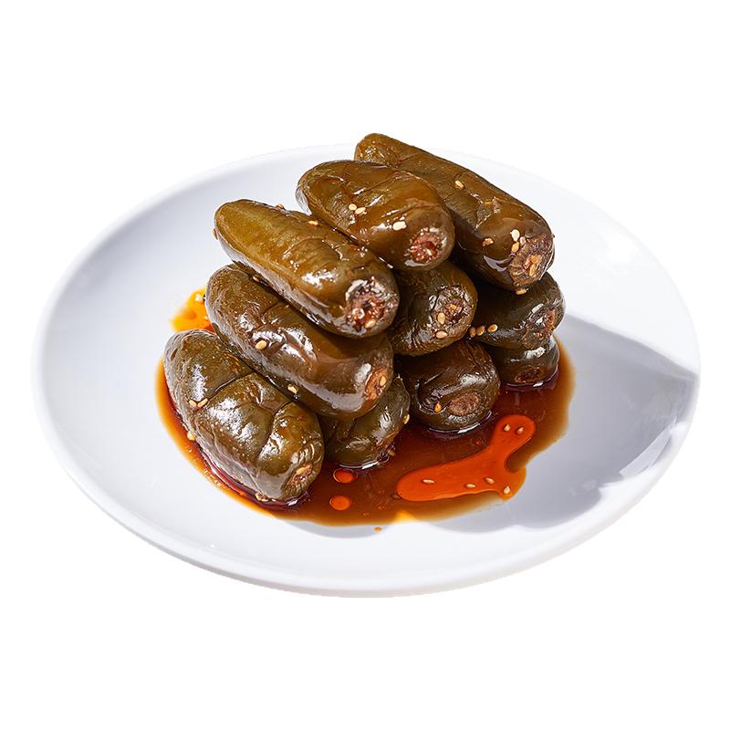 油焖港椒咸菜农家腌辣椒整条腌制贡椒即食辣椒咸菜特辣开胃下饭菜