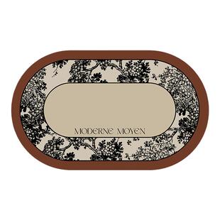 艾琳娜现代中古风皮革餐垫防水防油碗垫隔热垫桌垫西餐垫高档盘垫