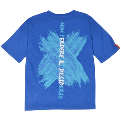 pcmy联名冰淇淋涂鸦印花情侣t恤