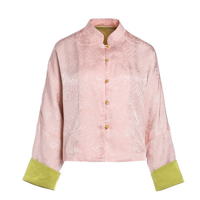 ivykki新中式拼接短外套