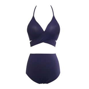 MEMORYBABY复古系列泳装 欧美风高颜值别致吊带设计三角分体泳衣