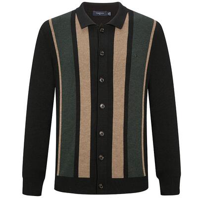 东博利尼撞色时尚羊毛开衫