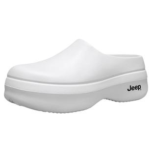 JEEP穆勒厨师鞋男冬季外穿2025新款厚底勃肯半拖女冬包头洞洞拖鞋