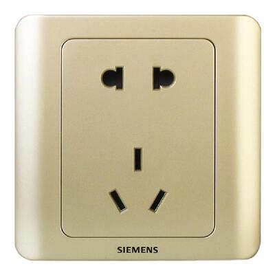 西门子开关插座远景金棕空调面板