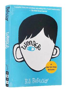【现货】Wonder 奇迹男孩 英文原版 同名电影原著小说 可另搭怦然心动/夏洛特的网 青春励志儿童青少年书籍