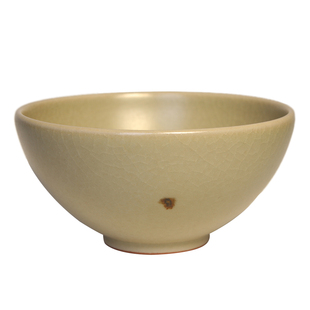 中国台湾省陶艺师章格铭汝窑铁斑青瓷豆青粉青郎红主人杯品茗茶杯