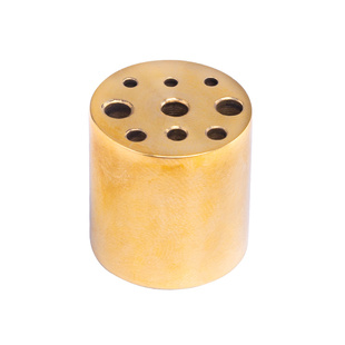 香托香座盘香架香插道工具纯铜线香迷你小葫芦香架九孔插藏香底座