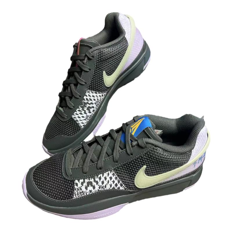 耐克 Nike Ja 1 莫兰特1代  耐磨透气低帮蓝橙 实战篮球鞋 DR8786