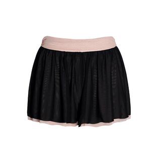 芭蕾舞服成人舞蹈网纱裙裤黑色练功服短裤女艺考中国舞体操服短裙