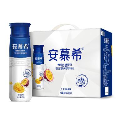 伊利安慕希希腊风味高端酸奶芒果百香果味整箱营养早餐礼盒装