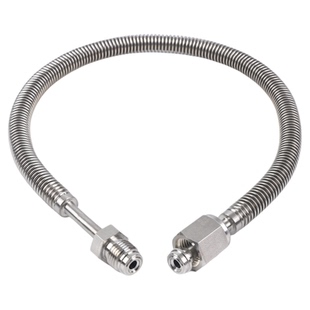 316L不锈钢卡套波纹管柔性管VCR真空波纹管焊接直管氦气软管vcr管