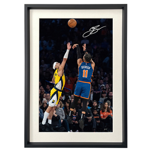 尼克斯布伦森相框挂画摆桌NBA球星海报照片墙装饰画球迷纪念周边