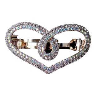 韩国水钻发夹后脑勺半扎发卡网红头饰头花小夹子女发饰蝴蝶结新款