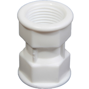 家用DN15塑料双内丝4分直通POM内牙直接塑料管古塑料饮水机直接头