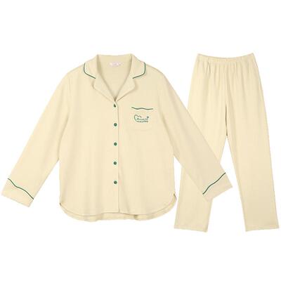 仕乐棉质长袖情侣款高级感睡衣