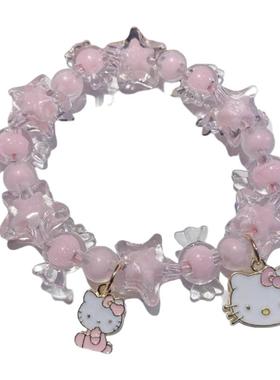 hollekitty手链儿童水晶