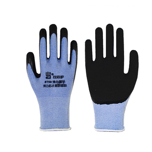 左右手750#乳胶发泡手套劳保耐磨工作防滑加厚干活塑胶橡胶薄司机
