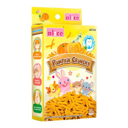 艾尼南瓜脆脆棒 兔子龙猫仓鼠豚鼠天竺鼠30g 零食磨牙AE193