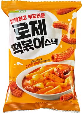 韩国进口涞可辣炒年糕条83g香酥脆条香辣芝士味休闲食品零食小吃