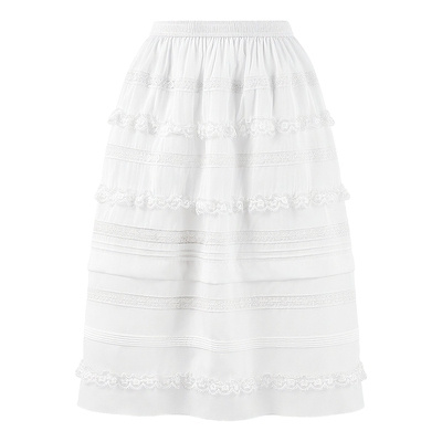 MISSCOCOON可可尼蕾丝花边半身裙
