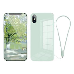 适用苹果X手机壳简约纯色玻璃iphone14pro奢华13液态硅胶12/11全包xr镜头保护套xsmax男女7/8plus超薄潮牌ins
