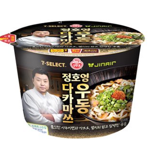 韩国限定不倒翁郑浩英联名大碗乌冬面美味夜宵拉面速食方便面