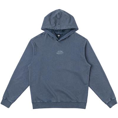 Lee25秋冬新品舒适版Logo印花复古男连帽长袖卫衣潮LMT010841204