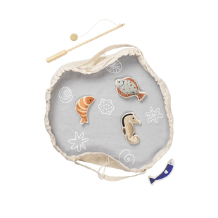 25年新品 丹麦Fermliving Fishing Game钓鱼玩具装饰品刺绣设计