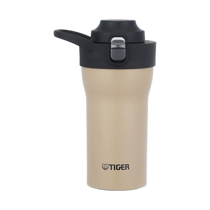 tiger虎牌不锈钢吸管杯大容量便携车载运动保温保冷弹盖户外杯子