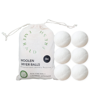 EmeraldFresh绿裁 羊绒烘干球6颗 加速烘干自然柔顺 洗衣伴侣