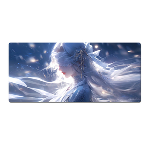 动漫鼠标垫超大号男生电脑书桌键盘桌面垫办公电竞游戏桌垫子定制