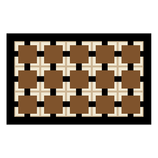 安塞里格英式老钱风入户门门口防尘垫子高密丝圈除尘垫可定制地毯