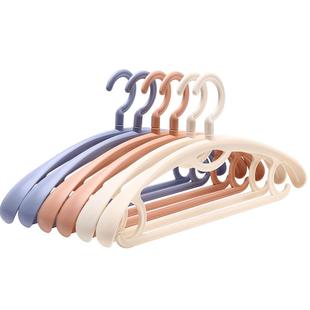 肩无痕衣架加厚成人防滑挂衣架家用塑料衣撑挂钩晾衣架晒衣服宿舍