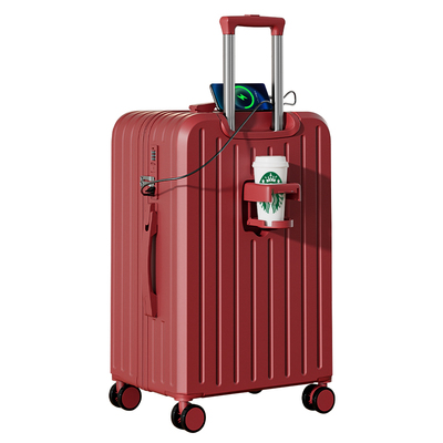 结婚女方陪嫁行李箱红色嫁妆旅行