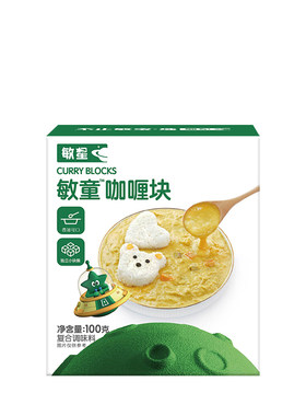 敏星无小麦果蔬不辣咖喱块拌饭酱