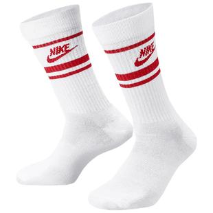 NIKE耐克男女款袜子透气舒适运动袜耐穿长筒袜三双装DX5089-102