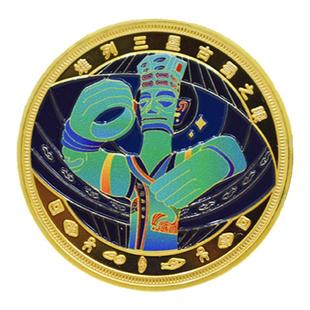 三星堆博物馆文创旅游纪念章潮流纪念币锌合金生日礼物纪念品