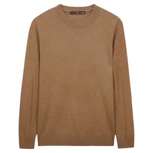 才子纯羊毛针织衫男士2025秋季新款打底内搭保暖高端轻奢柔软毛衣