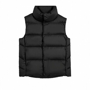 羽绒服羽绒马甲女2026新品90白鸭绒佰搭面包立领保暖加厚无袖外套
