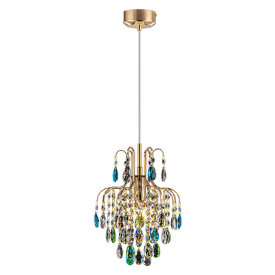 法式轻奢水晶床头小吊灯