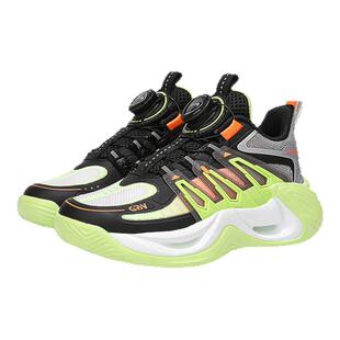 贵人鸟童鞋旗舰店春季新款儿童防滑男童缓震旋钮运动鞋实战篮球鞋