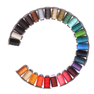 手工蜡线28色涤纶皮革