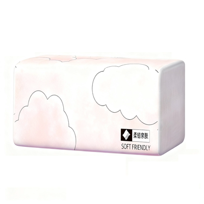 40包抽纸大包460张压花面巾纸整箱家用卫生纸抽6层加厚餐原生木浆