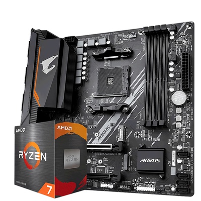 AMD R5 45 5500GT 5600X 5700X G技嘉A520超耐久B550M小雕板U套装