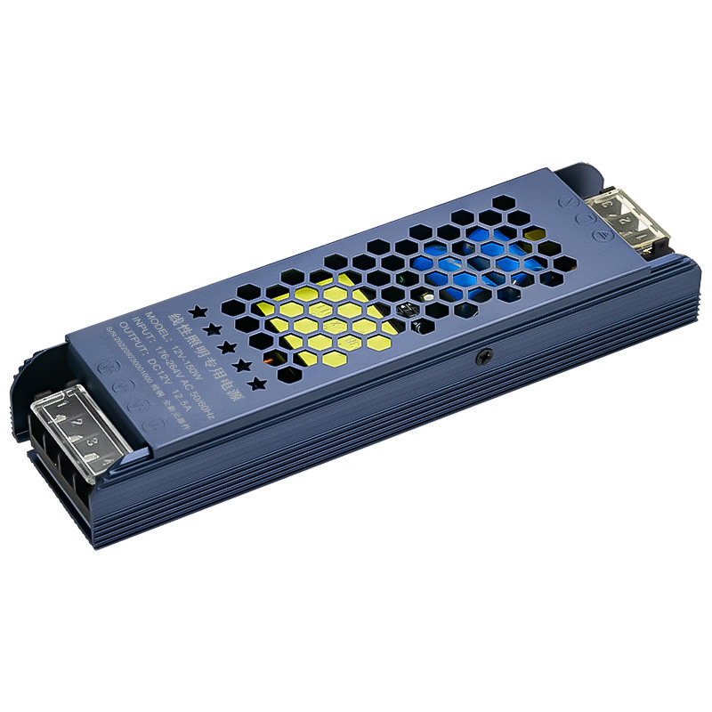 LED线性灯电源220V转12V24V灯带条灯箱线形长条超薄变压器黑金刚