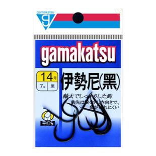 日本伽玛卡兹伊势尼黑gamakatsu鱼钩有倒刺钓钩鲤鱼草鱼大物钩