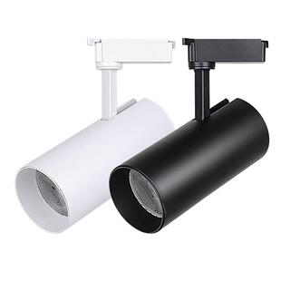 服装店射灯led轨道灯商用超亮节能商铺家用COB导轨式背景墙天花灯