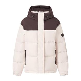 【90鸭绒】GOLDEN BEAR/金熊 冬季新款女士短款连帽面包羽绒服